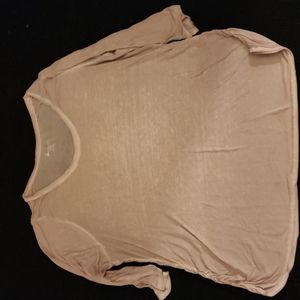 Used Lane Bryant peach thin material shirt size 22/24